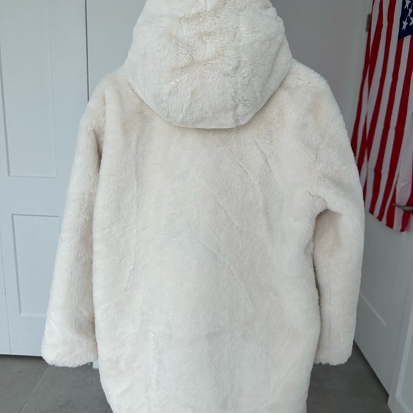 Women's creamy white coat. incredibly soft and warm.PRIMARK 2XS  (L69) - Picture 4 of 15